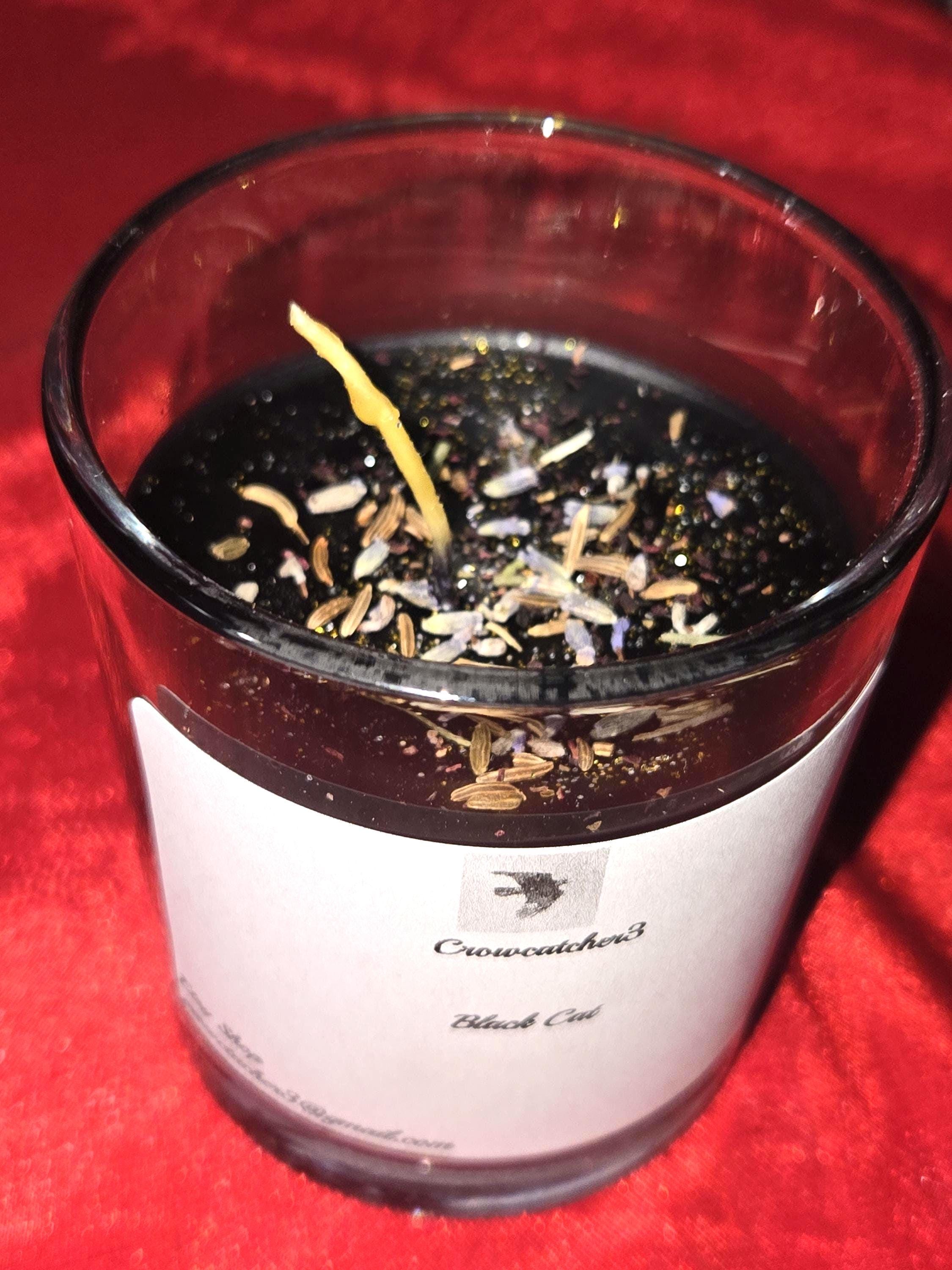 Good Luck Black Cat Candle, Negative Energy Removal